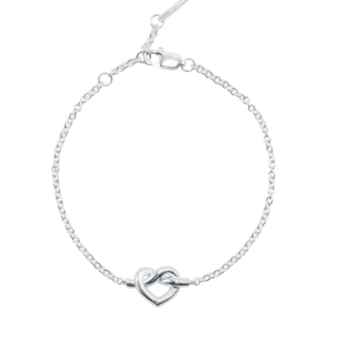 Jane Kønig - Tied Heart Armband in Silber