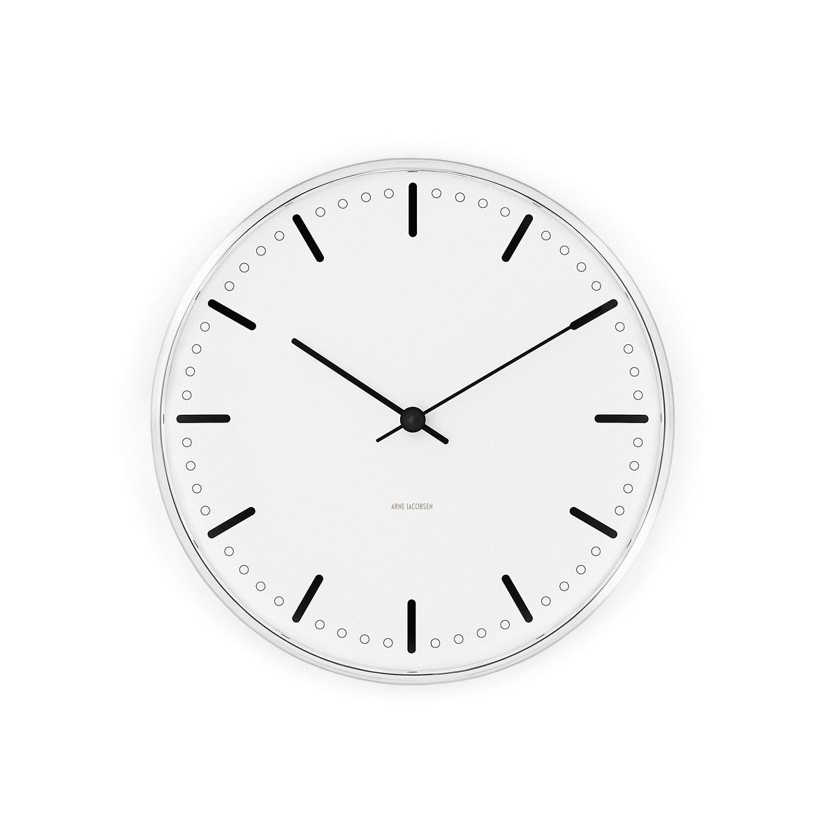 Arne Jacobsen - City Hall Wanduhr in 3 Größen