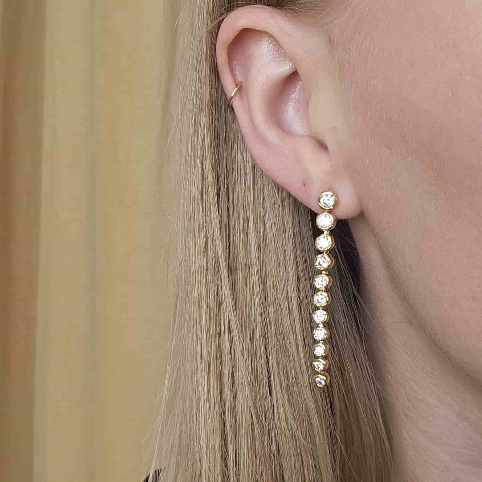 Pico Copenhagen - Ziva Crystal Studs Øreringe