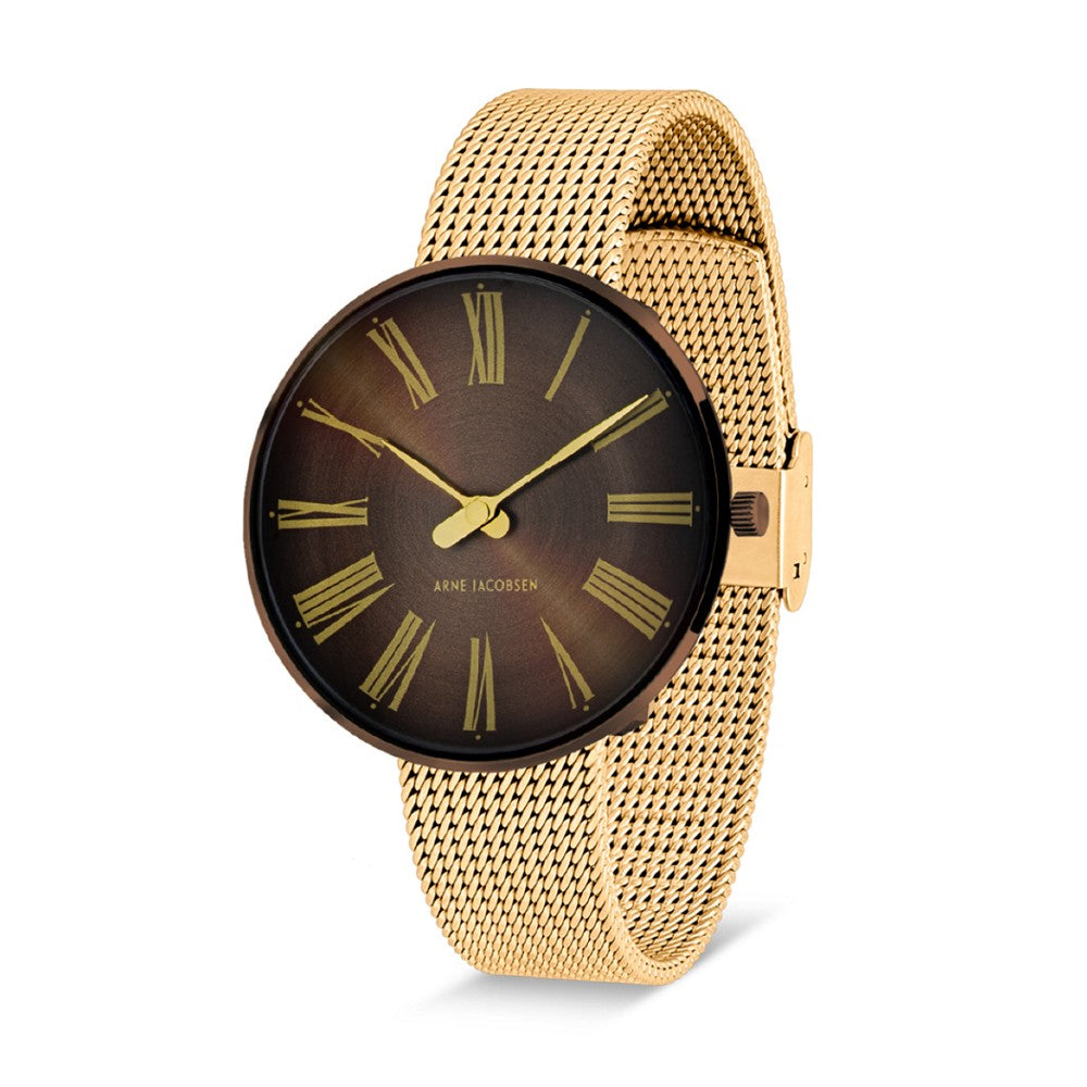 Roman-uret fra Arne Jacobsen med chesnut urskive