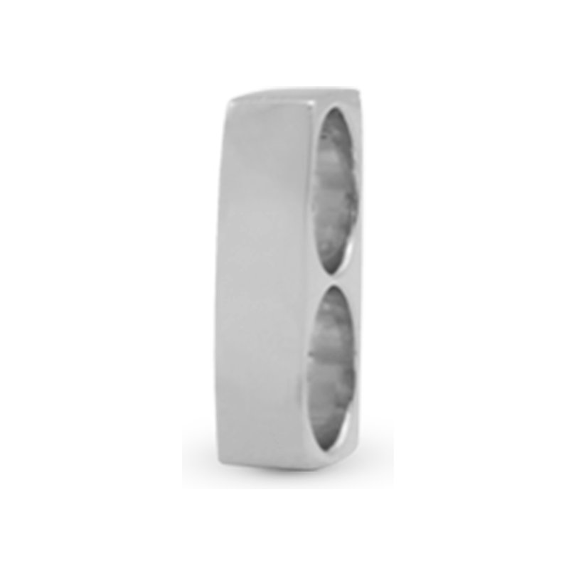 Christina Double Charm aus Silber für Lederarmband