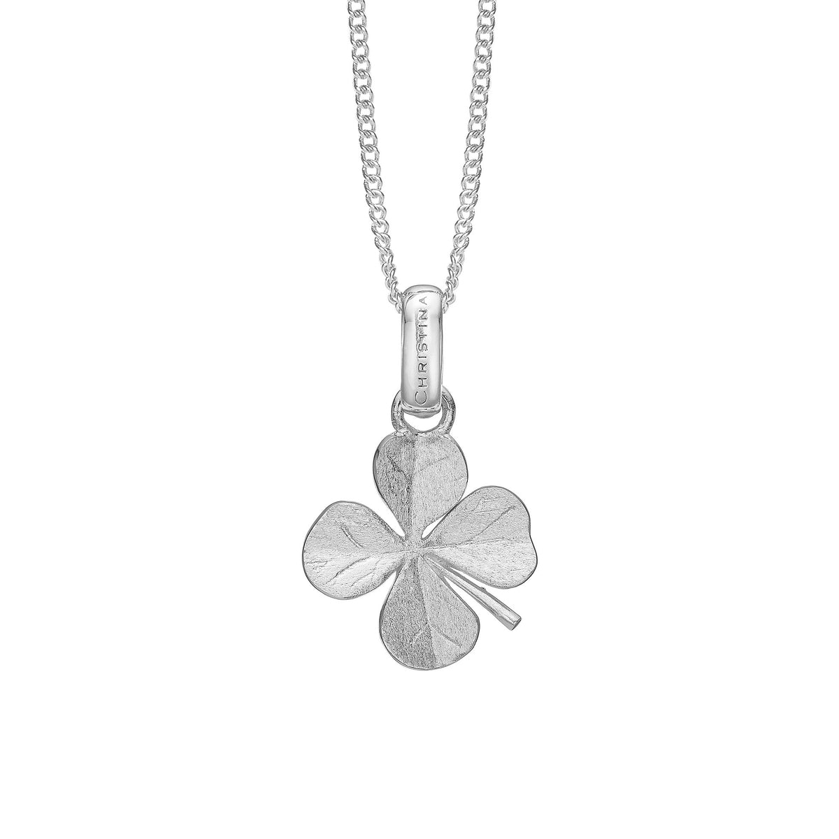 Christina Four Leaf Clover Anhänger aus Silber
