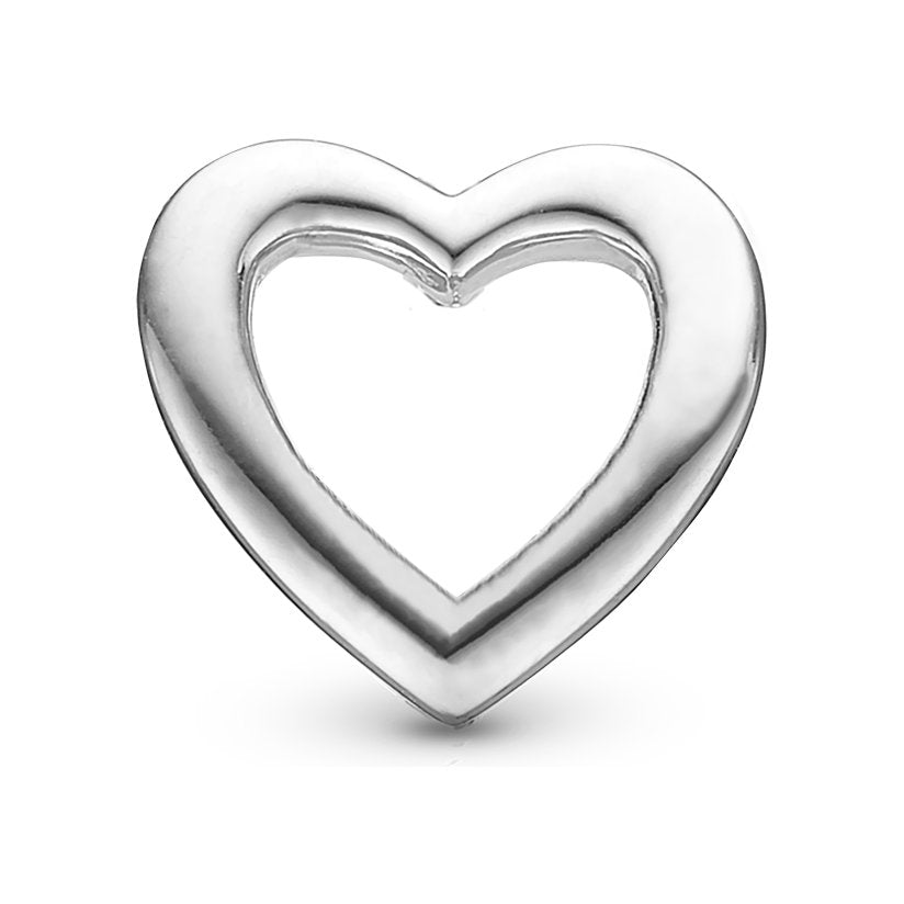 Christina Heart Charm aus Silber für Lederarmband