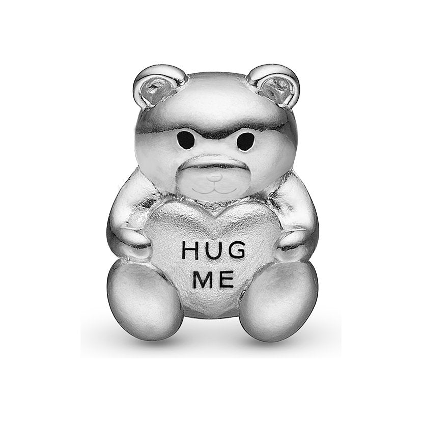 Christina Hug Me Bear Charm aus Silber für Lederarmband