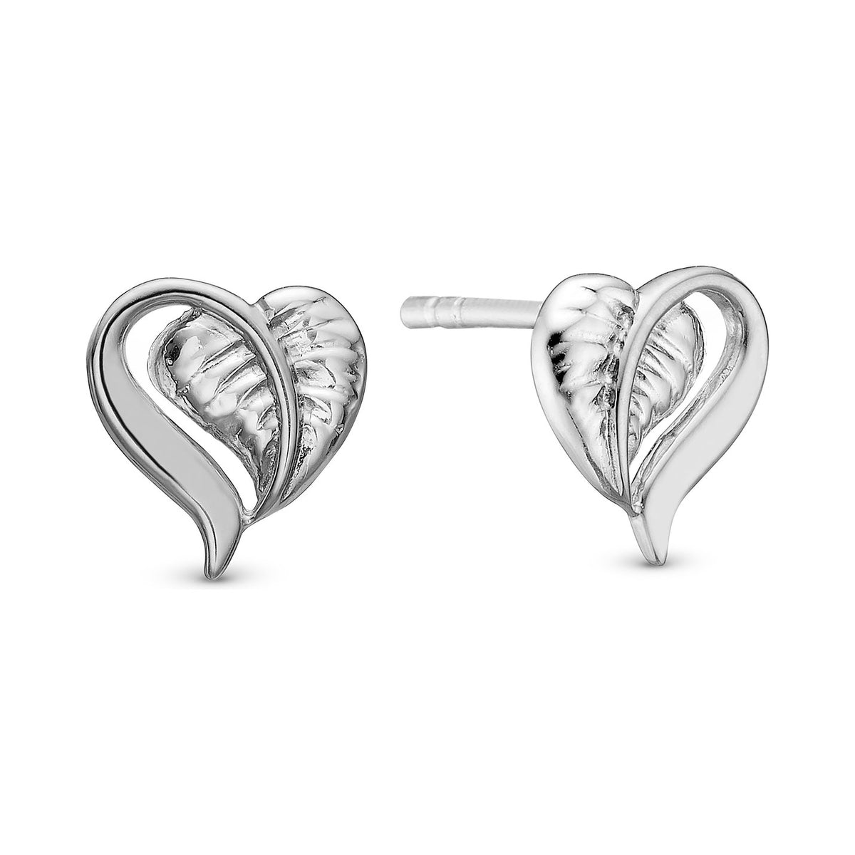 Christina Leaf of Love Ohrringe aus Silber