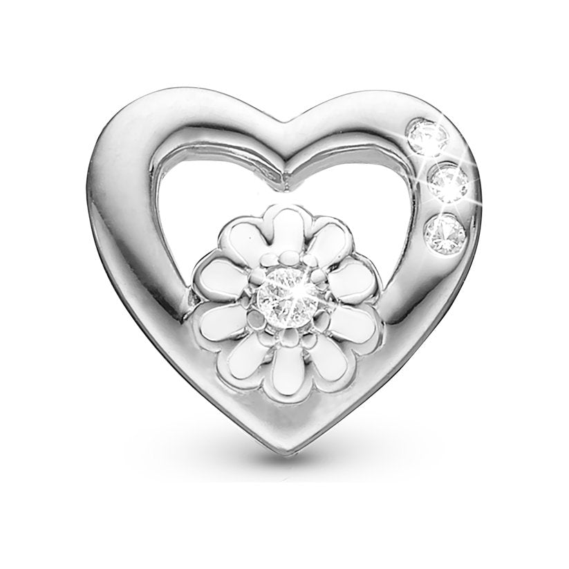 Christina Marguerit Love Charm aus Silber mit Zirkonia für Lederarmband