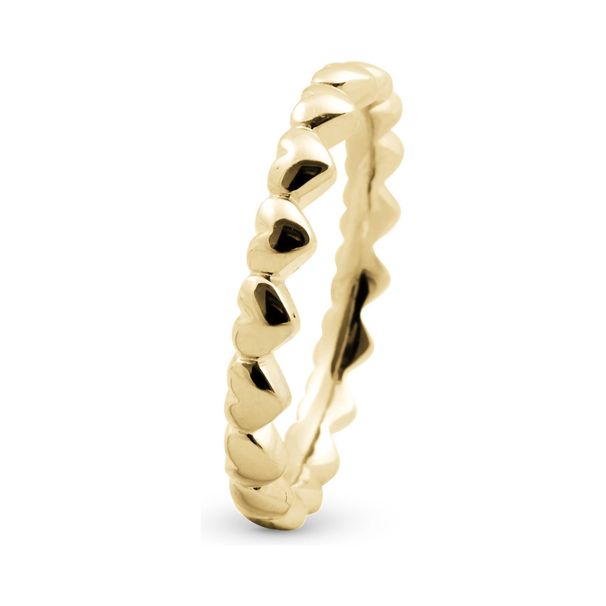 Christina Million Love Ring aus vergoldetem Silber