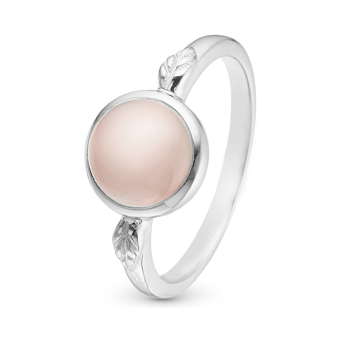 Christina Pink Chalcedony Ring aus Silber mit Chalcedon
