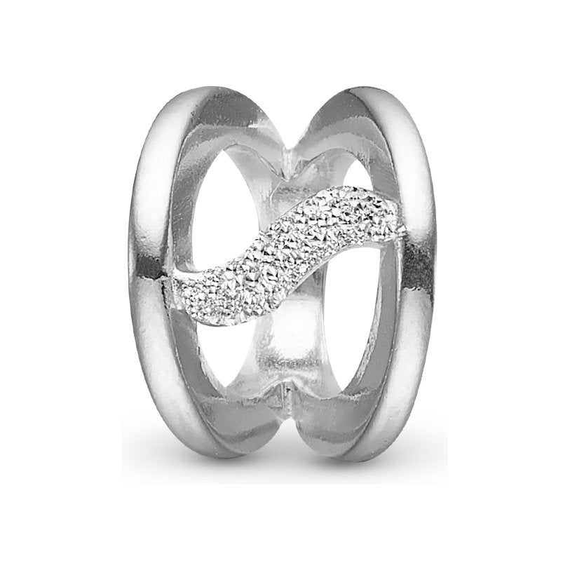 Christina Simplicity Charm aus Silber für Lederarmband