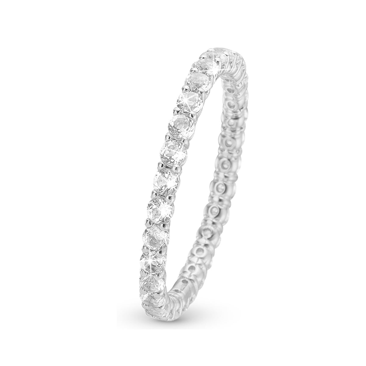 Christina Unforgettable Love Ring aus Silber mit Topas