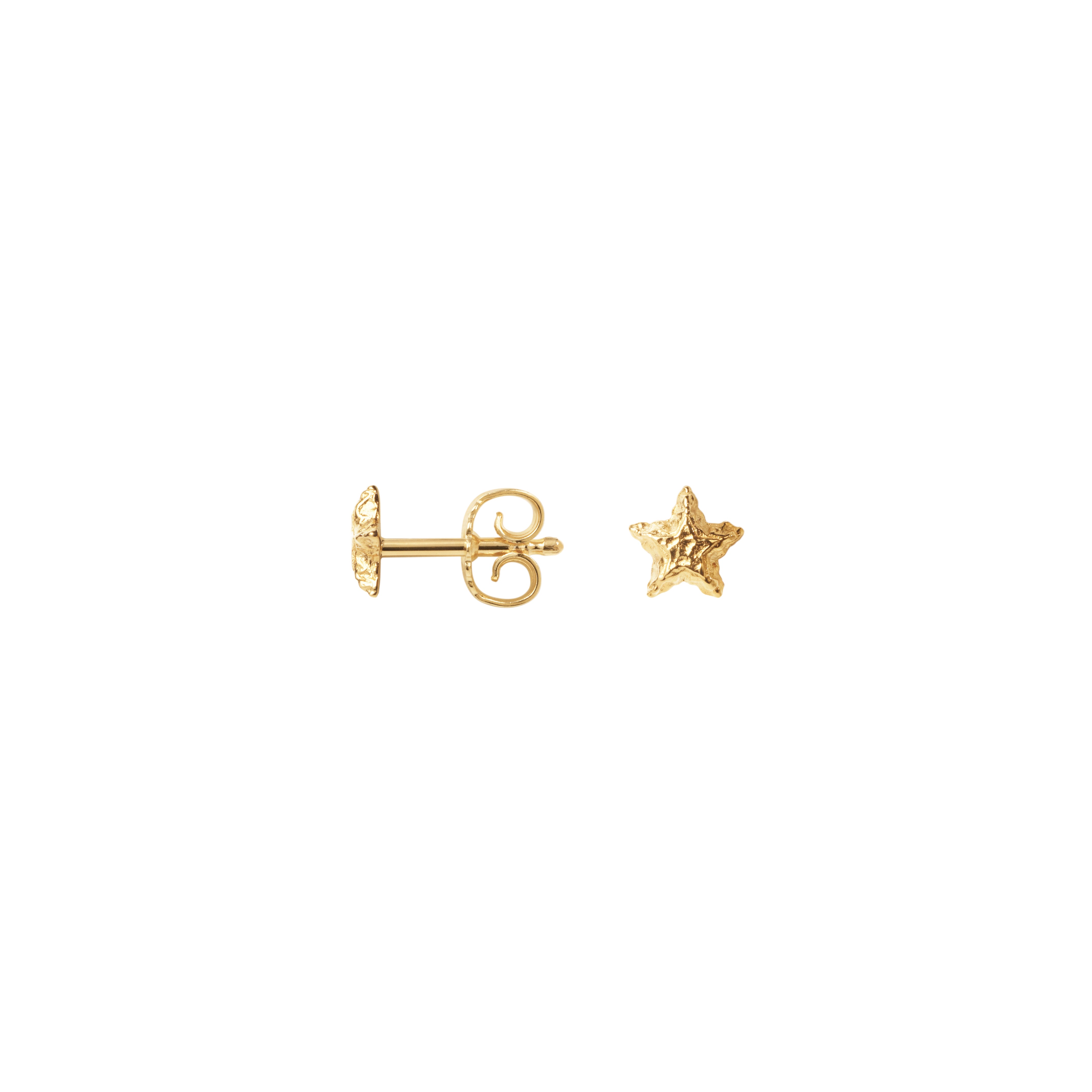 Camille Brinch Sparkly Star Ohrstecker vergoldet