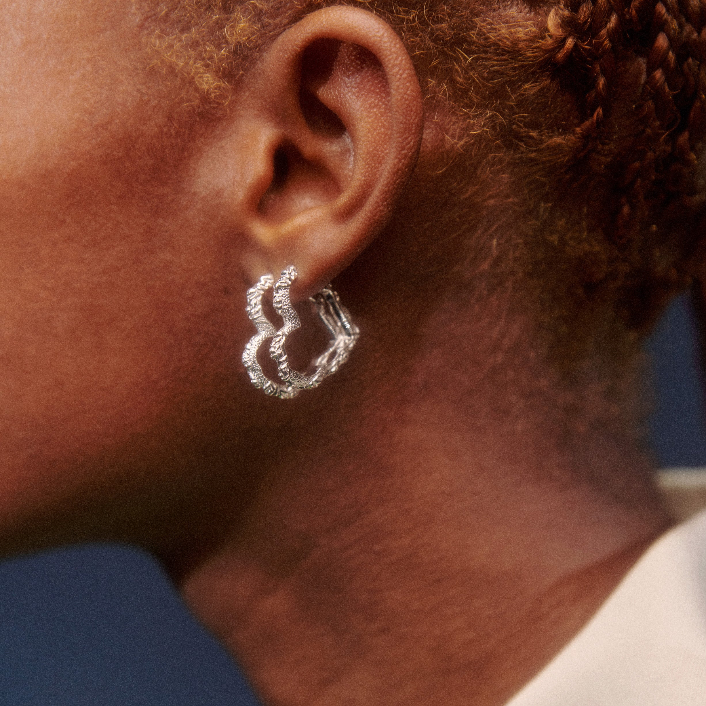 Camille Brinch Heart Crush Hoops styling