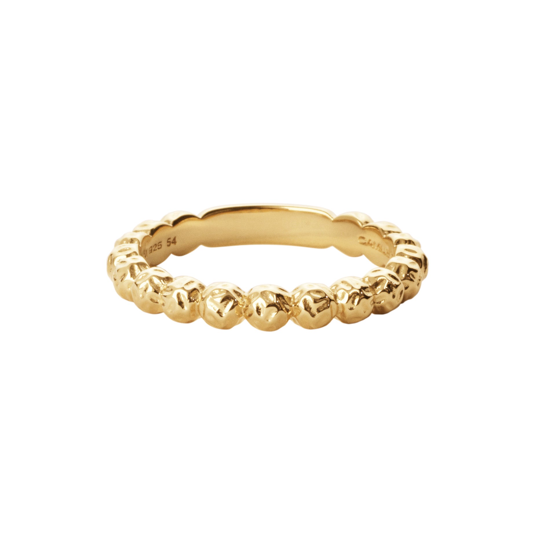 Camille Brinch Small Dots Ring vergoldet