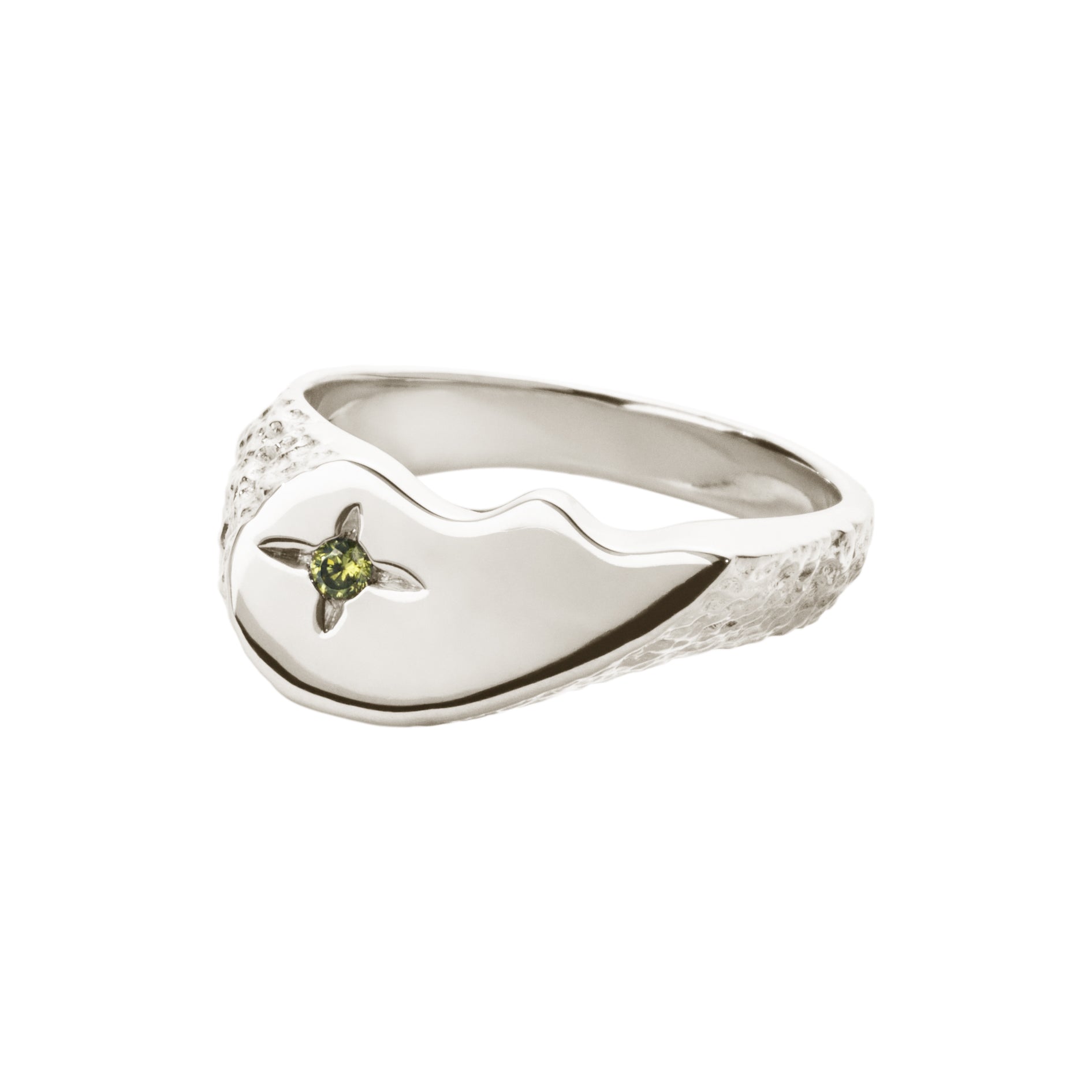 Camille Brinch Shiny BFF Sparkly Ring in Silber