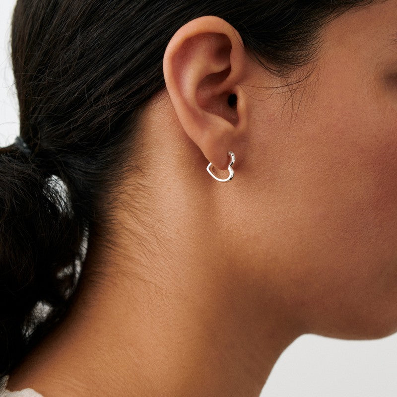 Pernille Corydon Small Affection Hoops aus vergoldetem Silber