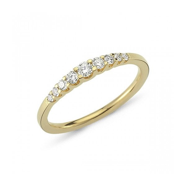 14kt Empire Diamantring in 14 kt Gold mit 0,24ct.