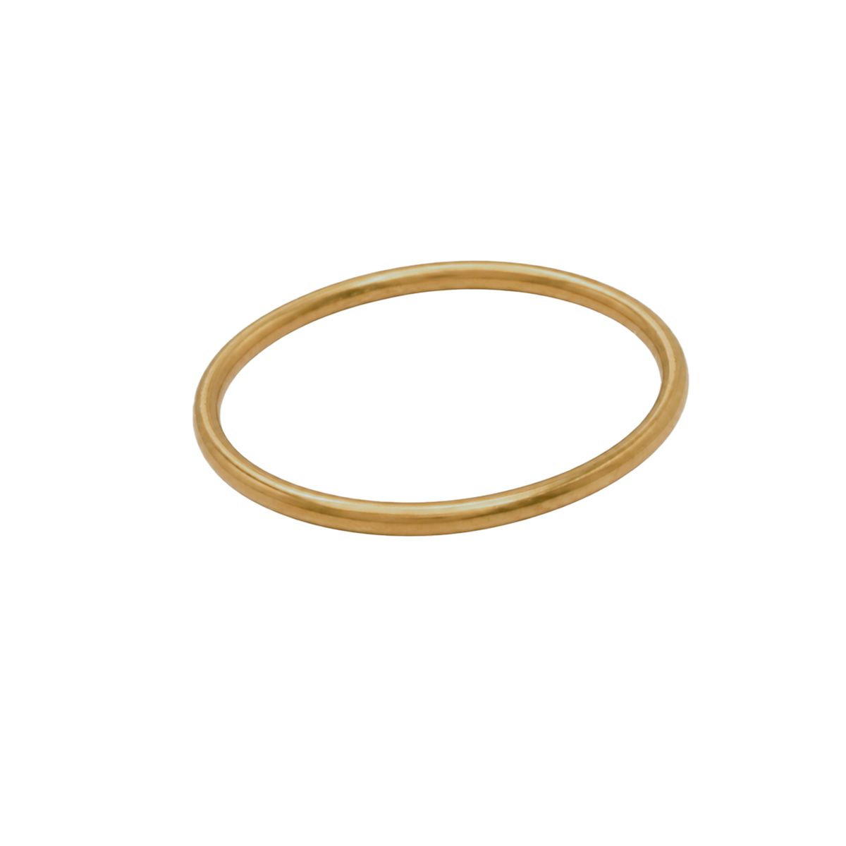 Jane Kønig Simple Bangle armring i forgyldt stål detaljebillede