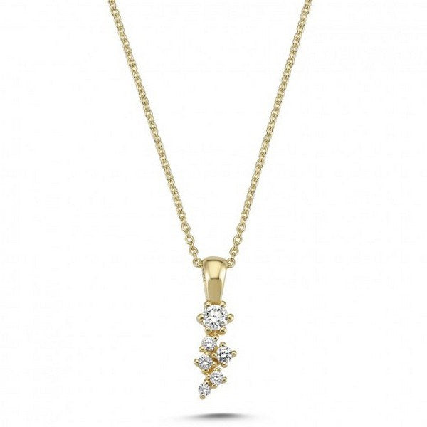 Twinkle diamant vedhæng i 14 kt guld | V2121 019