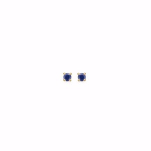 Ohrringe aus 8kt Gold mit blauem Saphir 8370/5/08