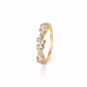 Gold & Silber Design - Ring aus 8kt. mit Zirkoniumdioxid 8401/6/08