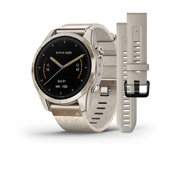 Epix Pro Gen 2 Smartwatch in sanftem Gold