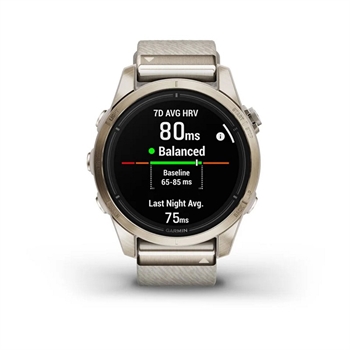 Epix Pro Gen 2 Smartwatch in sanftem Gold