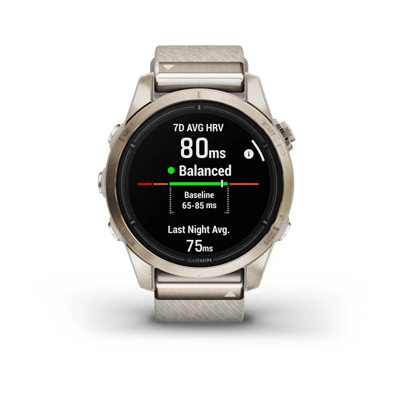 Epix Pro Gen 2 Smartwatch in sanftem Gold