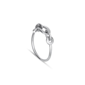Jane Kønig - ROW Chain Ring in Silber 1