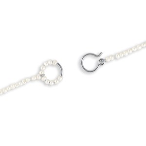 2 Jane Kønig - ROW Perlenkette in silber