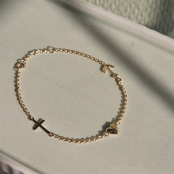 Das Tro, Håb og kærlighed Armband von Lund Copenhagen