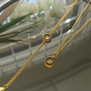 Marguerit Armband von Lund Copenhagen mit lila Blume