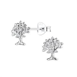 ByBirch - Ohrringe in silber mit Baum des Lebens | BB219082