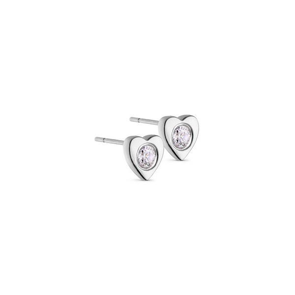 Spinning Jewelry - Luck\'n Love Ohrstecker in silber mit Kristall 10114