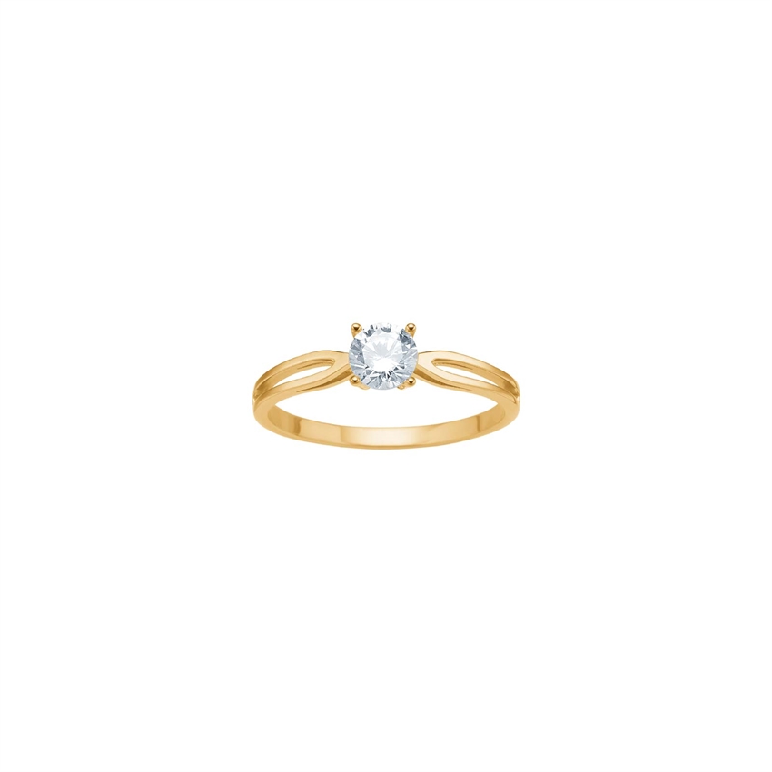8kt Goldring mit Zirkonia von Siersbøl 10428760300