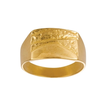 Siegelring aus 8 oder 14 kt Gold von Son of Noa ist ein maskuliner Ring