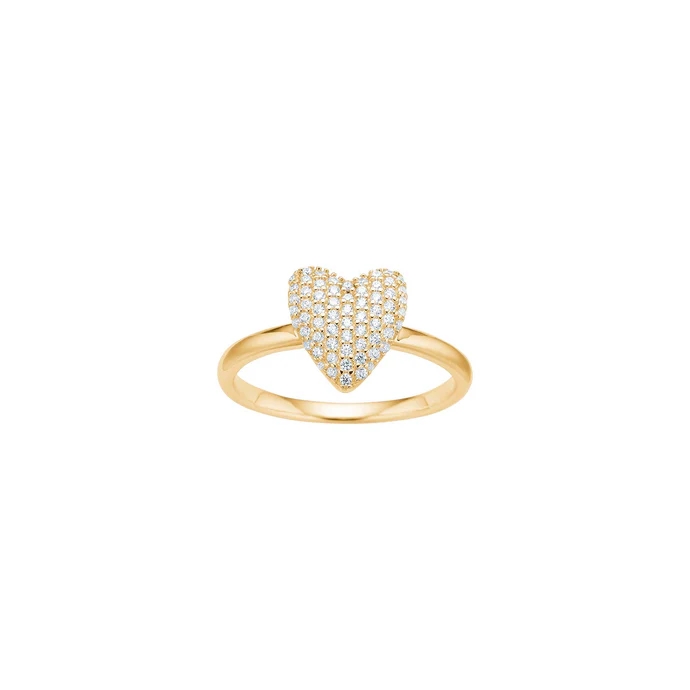 Joanli Nor REBECCANOR Ring in vergoldetem Sterlingsilber m. Zirkonia