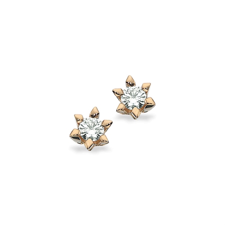Victoria Diamant Ohrringe aus 14kt Gold - ab 0,10 ct. TW/SI