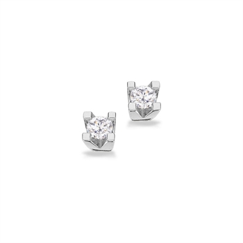Kleopatra Ohrstecker in 8 Karat Weißgold von Scrouples