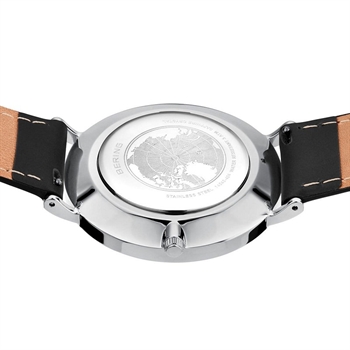 Bering - Herrenuhr mit weißem Sunray-Zifferblatt 2