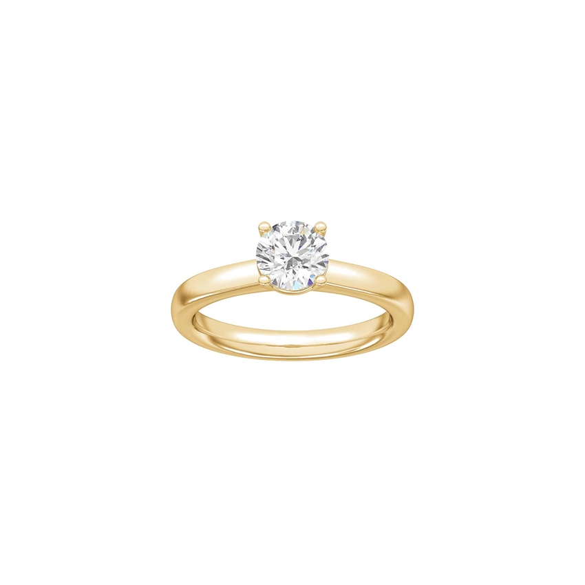 Klassischer runder Rotgoldring mit 1,0 ct im Labor gezüchtetem Diamanten von Siersbøl Luxury