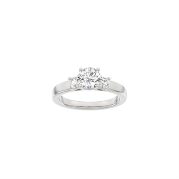 Klassischer runder Weißgoldring mit 1,33 ct im Labor gezüchteten Diamanten von Siersbøl Luxury