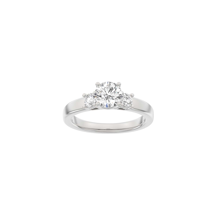 Klassischer runder Weißgoldring mit 1,33 ct im Labor gezüchteten Diamanten von Siersbøl Luxury