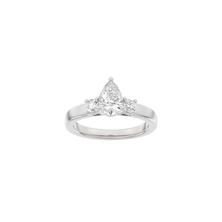 Siersbøl Luxury Classic Ring in 14 kt Weißgold mit 1,33 ct im Labor gezüchteten Diamanten