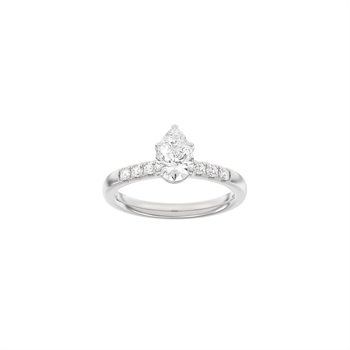 Siersbøl Luxus Moderner Ring in 14 kt Weißgold mit 1,2 ct im Labor gezüchteten Diamanten