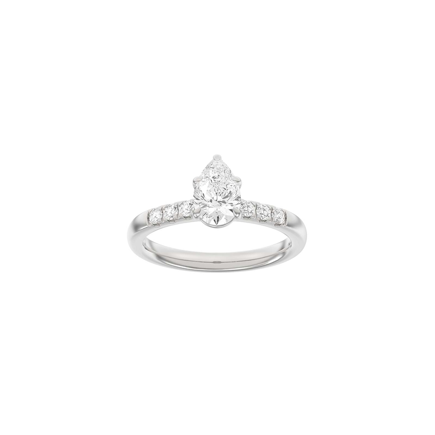 Siersbøl Luxus Moderner Ring in 14 kt Weißgold mit 1,2 ct im Labor gezüchteten Diamanten