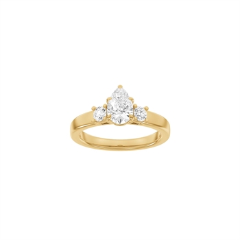 Siersbøl Luxus Moderner Ring in 14 kt Rotgold mit 1,33 ct im Labor gezüchteten Diamanten