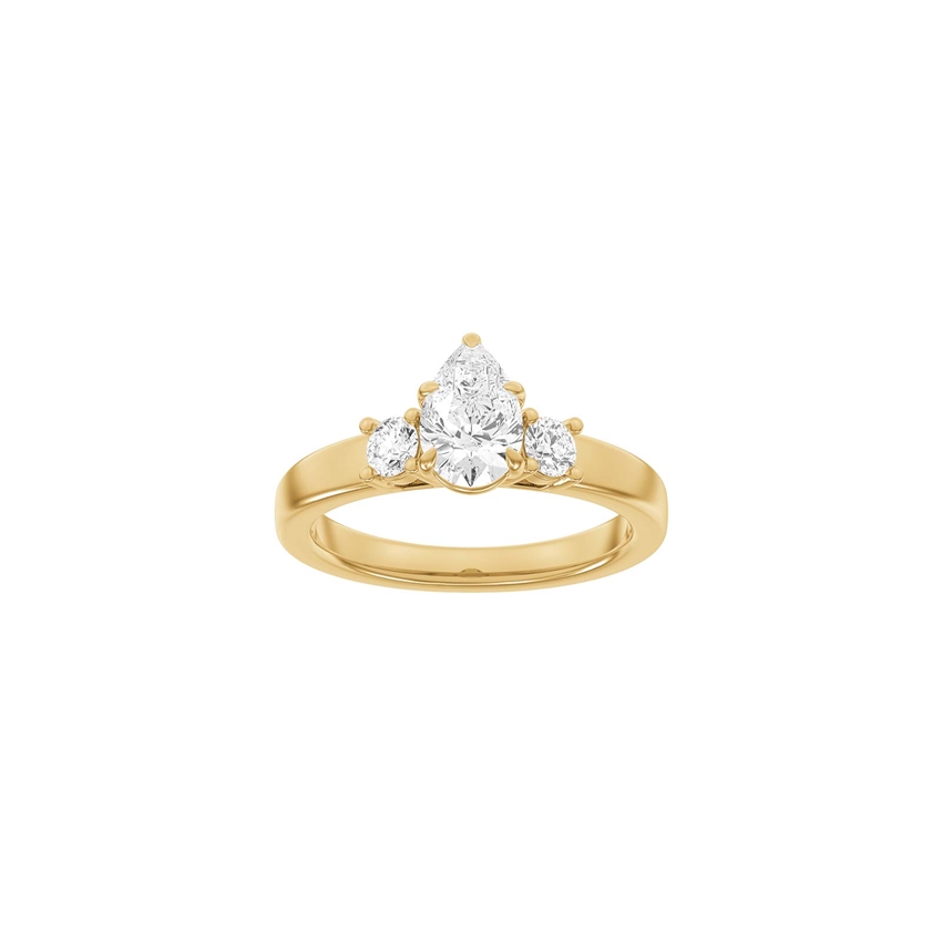 Siersbøl Luxus Moderner Ring in 14 kt Rotgold mit 1,33 ct im Labor gezüchteten Diamanten