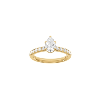 Siersbøl Luxus Moderner Ring in 14 kt Rotgold mit 1,4 ct im Labor gezüchteten Diamanten