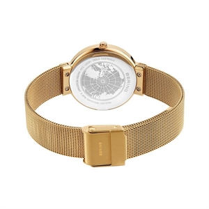 Bering Klassische Uhr in Gold doppelt | 14531-334