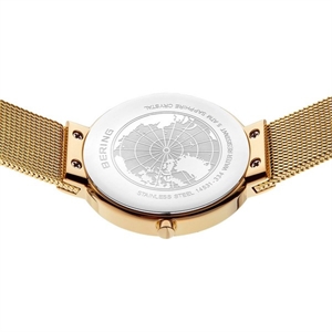Bering Klassische Uhr in Gold doppelt | 14531-334